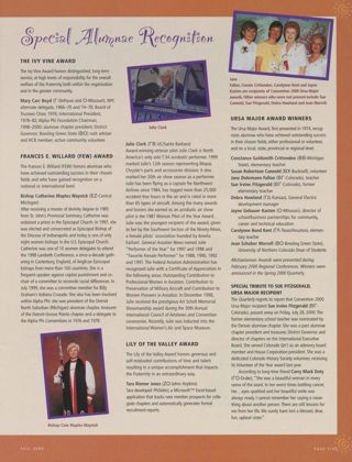 Convention 2000: Special Alumnae Recognition