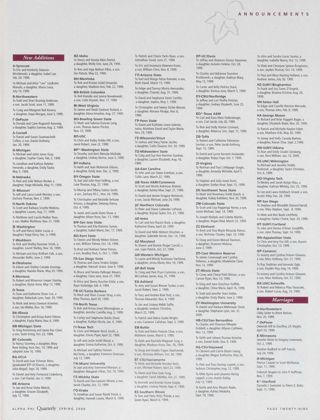 Announcements: Marriages, Spring 2000. Foundation Funds "Extraordinary" Game Show