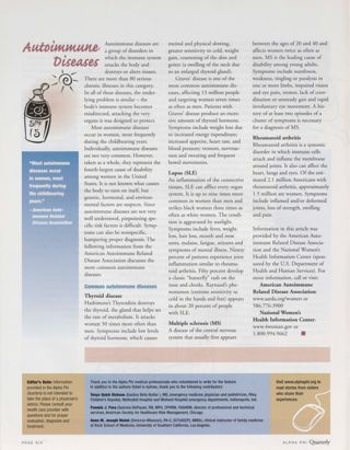 Health Conditions Women Should Be Concerned About: Autoimmune Diseases