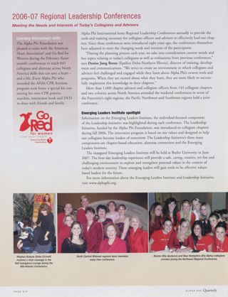2006-07 Regional Leadership Conferences