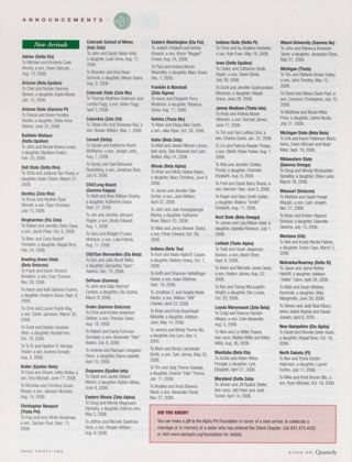 Announcements: New Arrivals, Spring 2007