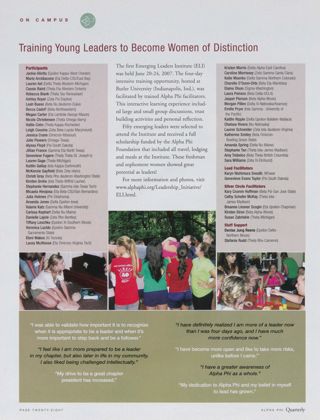 Training Young Leaders to Become Women of Distinction
