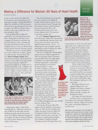 Making a Difference for Women: 60 Years of Heart Health
