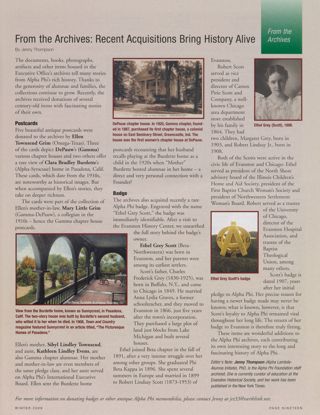 From the Archives: Recent Acquisitions Bring History Alive