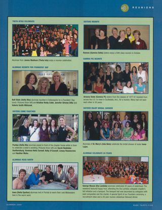 Reunions, Summer 2009