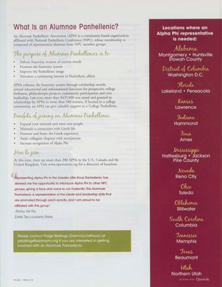 What Is an Alumnae Panhellenic?