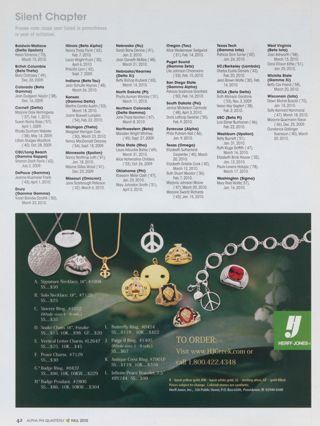 Silent Chapter, Fall 2010. Herff Jones Advertisement, Fall 2010