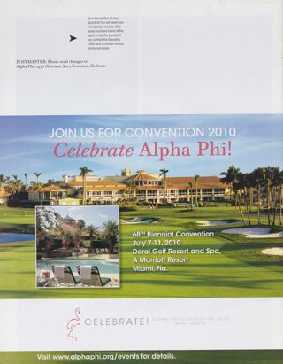 Convention 2010 Advertisement, Spring 2010