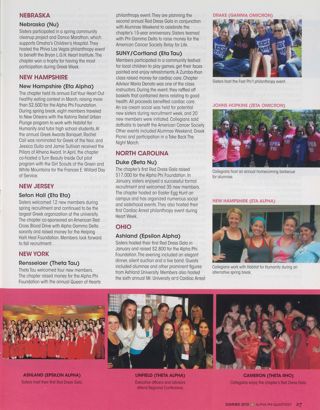 On Campus: Drake (Gamma Omicron), Summer 2010, Continued. On Campus: Nebraska (Nu), Summer 2010. On Campus: New Hampshire (Eta Alpha), Summer 2010. On Campus: Seton Hall (Eta Eta), Summer 2010. On Campus: Rensselaer (Theta Tau), Summer 2010. On Campus: SUNY/Cortland (Eta Tau), Summer 2010. On Campus: Duke (Beta Nu), Summer 2010. On Campus: Ashland (Epsilon Alpha), Summer 2010. On Campus: Johns Hopkins (Zeta Omicron), Summer 2010. On Campus: Cameron (Theta Rho), Summer 2010, Continued. On Campus: Linfield (Theta Alpha), Summer 2010, Continued