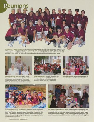 Reunions, Spring 2011
