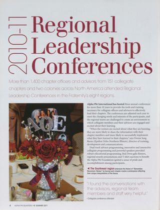 2010-11 Regional Leadership Conferences