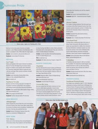 Alumnae Pride: Omaha, Nebraska, Fall 2011, Continued. Alumnae Pride: Las Vegas, Nevada, Fall 2011. Alumnae Pride: Northern Nevada, Fall 2011. Alumnae Pride: Albuquerque, New Mexico, Fall 2011. Alumnae Pride: NYC Metro, New York, Fall 2011. Alumnae Pride: Charlotte, North Carolina, Fall 2011. Alumnae Pride: Greenville Area, North Carolina, Fall 2011. Alumnae Pride: Akron-Canton, Ohio, Fall 2011. Alumnae Pride: Cleveland East, Ohio, Fall 2011. Alumnae Pride: Columbus, Ohio, Fall 2011. Alumnae Pride: Northeast Pennsylvania, Fall 2011. Alumnae Pride: San Antonio, Texas, Fall 2011, Continued