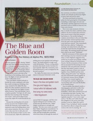 The Blue and Golden Room
