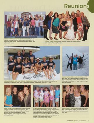 Reunions, Winter 2012