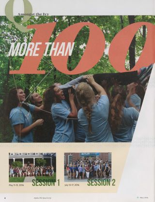 Amongst the Ivy: More Than 100 Collegians Attend Alpha Phi's Leadership Institutes