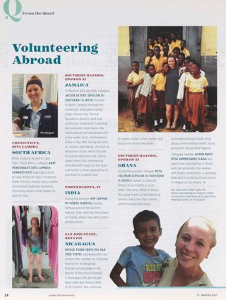From the Quad: Volunteering Abroad