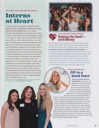 From the Quad: Interns at Heart. From the Quad: Raising the Roof - And Money. From the Quad: Off to a Good Start