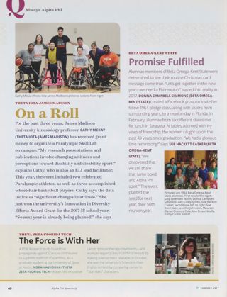 Always Alpha Phi: On a Roll. Always Alpha Phi: Promise Fulfilled. Always Alpha Phi: The Force Is With Her