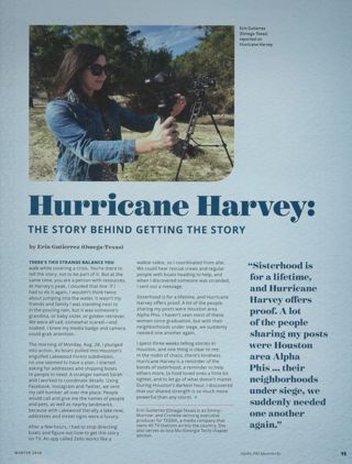 Hurricane Harvey: The Story Behind Getting the Story