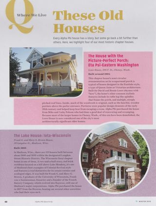 Where We Live: These Old Houses