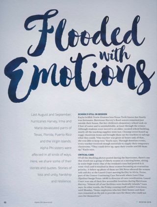 Flooded With Emotions