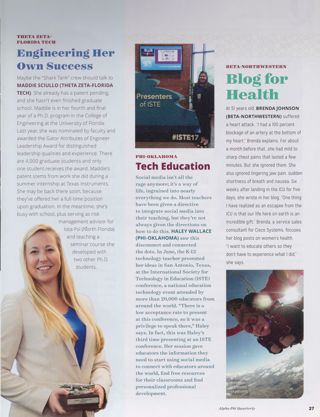 Always Alpha Phi: Engineering Her Own Success. Always Alpha Phi: Tech Education. Always Alpha Phi: Blog for Health