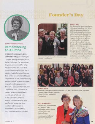 Always Alpha Phi: Remembering an Alumna. Always Alpha Phi: Founder's Day