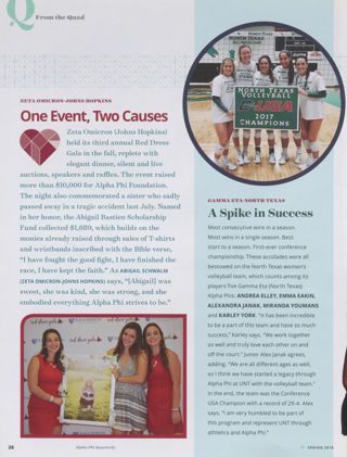 From the Quad: One Event, Two Causes. From the Quad: A Spike in Success