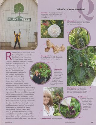 What's in Your Garden?, Spring 2018