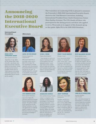 Amongst the Ivy: Announcing the 2018-2020 International Executive Board
