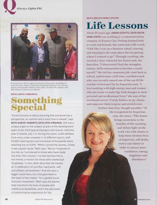 Always Alpha Phi: Something Special. Always Alpha Phi: Life Lessons