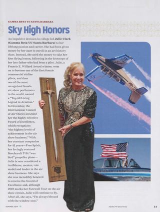 Always Alpha Phi: Sky High Honors