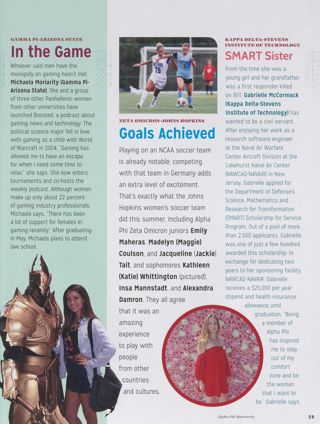 From the Quad: In the Game. From the Quad: Goals Achieved. From the Quad: SMART Sister