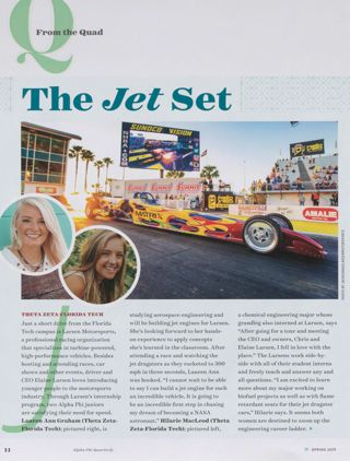 From the Quad: The Jet Set