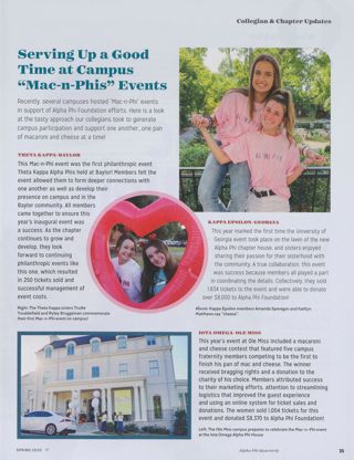 Amongst the Ivy: Serving Up a Good Time at Campus "Mac-n-Phis" Events