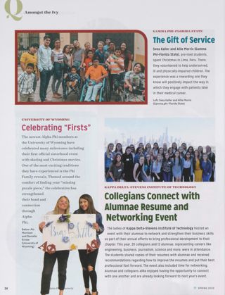 Amongst the Ivy: The Gift of Service. Amongst the Ivy: Celebrating "Firsts". Amongst the Ivy: Collegians Connect With Alumnae Resume and Networking Event