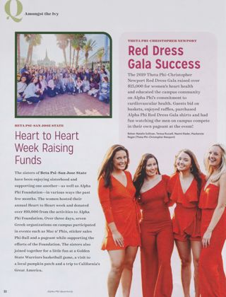 Amongst the Ivy: Heart to Heart Week Raising Funds. Amongst the Ivy: Red Dress Gala Success