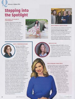 Always Alpha Phi: Stepping Into the Spotlight