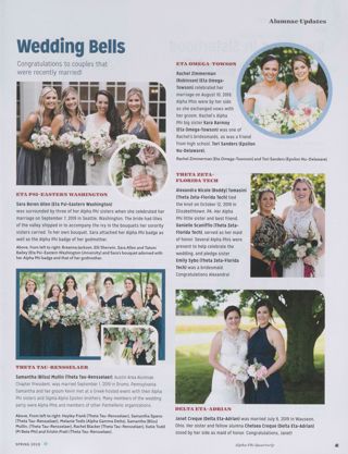 Always Alpha Phi: Wedding Bells, Spring 2020