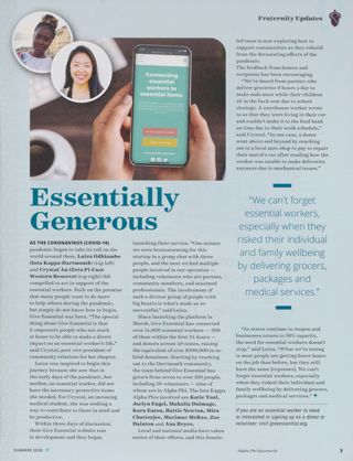 From the Crest: Essentially Generous