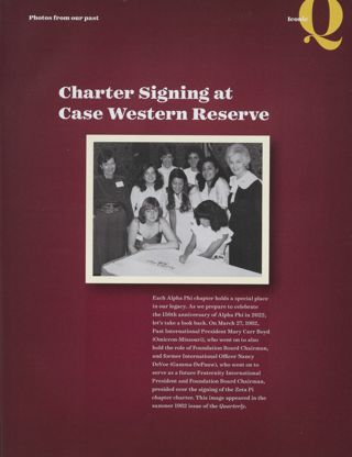 Iconic: Charter Signing at Case Western Reserve