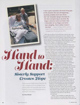 Hand to Hand: Sisterly Support Creates Hope