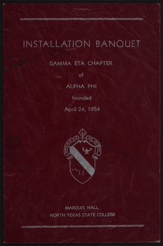 Gamma Eta Chapter Founded