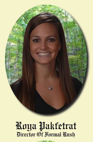 Theta Upsilon Chapter Composite Detail, Roya Pakfetrat, 2008-2009