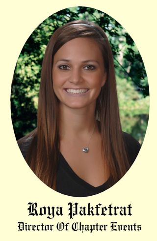 Theta Upsilon Chapter Composite Detail, Roya Pakfetrat, 2007-2008