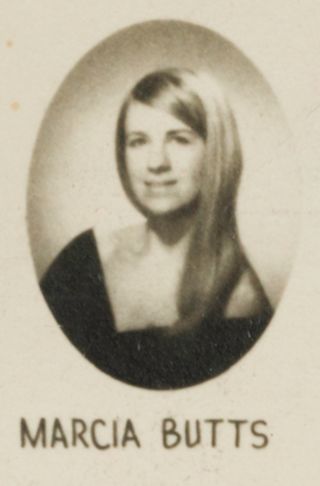 Omicron Chapter Composite Detail, Marcia Butts, 1971