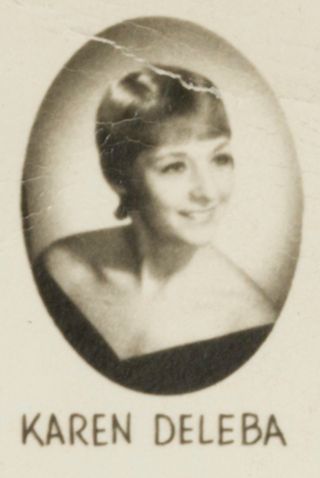 Omicron Chapter Composite Detail, Karen DeLeba, 1971