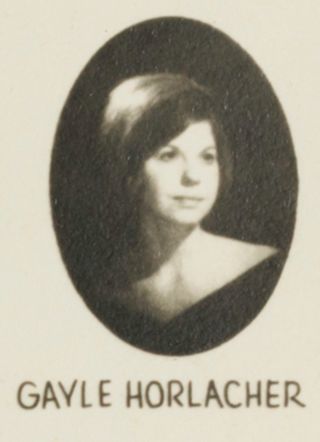 Omicron Chapter Composite Detail, Gayle Horlacher, 1971