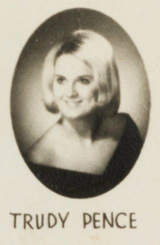 Omicron Chapter Composite Detail, Trudy Pence, 1971