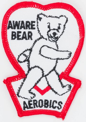 Aware Bear Aerobics Patch